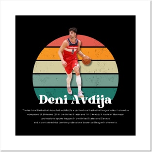 Deni Avdija Vintage V1 Posters and Art